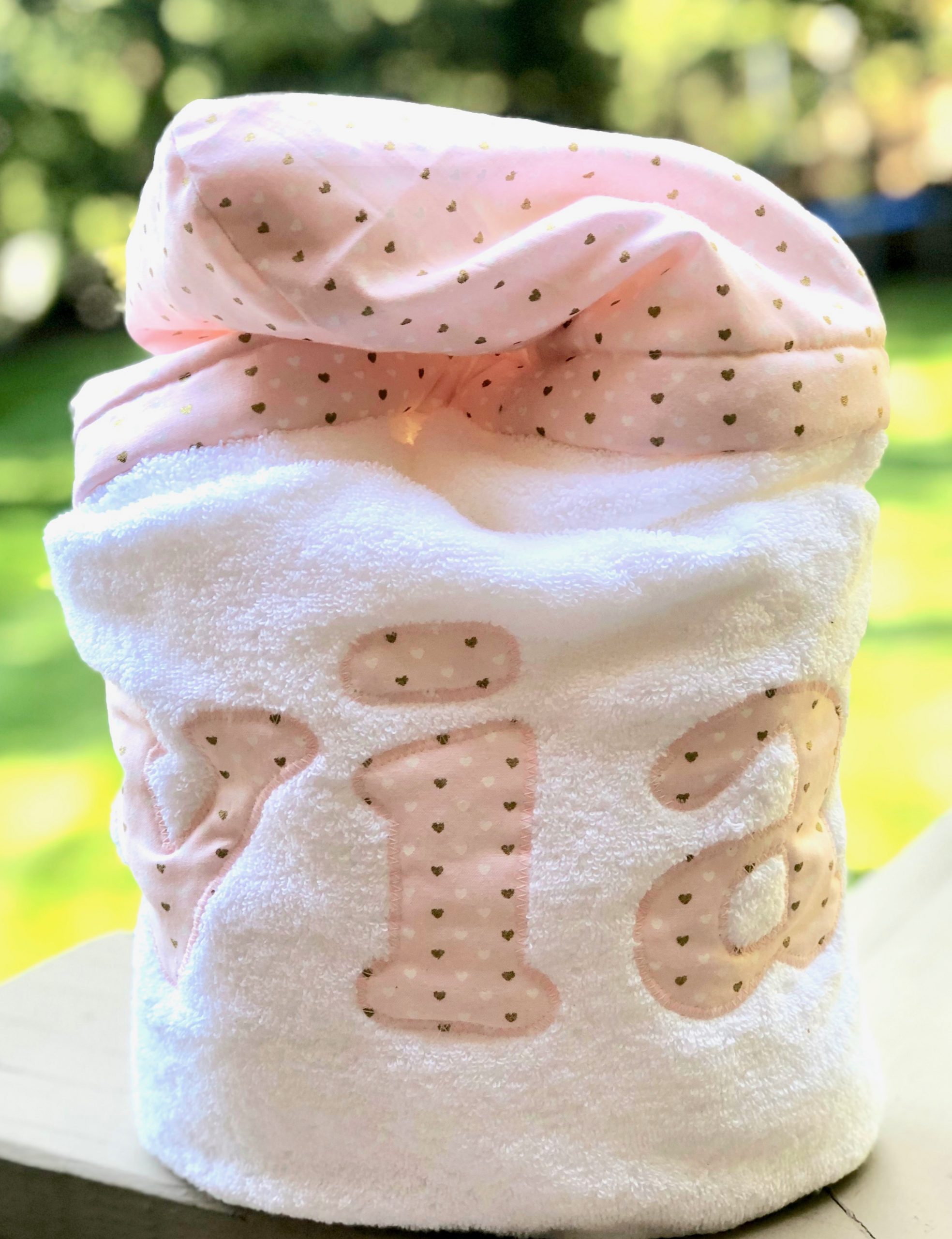 Girls hooded towel